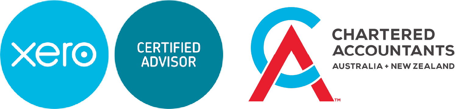 Chartered accountants credibility icons.